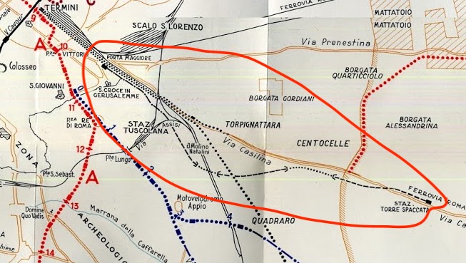 PRG Metro 1941 - Dettaglio Metro di Mussolini